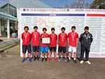 【準優勝】　全国選抜中学校テニス大会