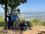 ワンダーフォーゲル部４月山行（鳩吹山）