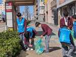 ３月12日(木)　インターアクトクラブ「校外地域清掃活動」