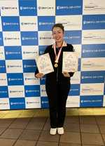 バトン部　岩渕選手第1位